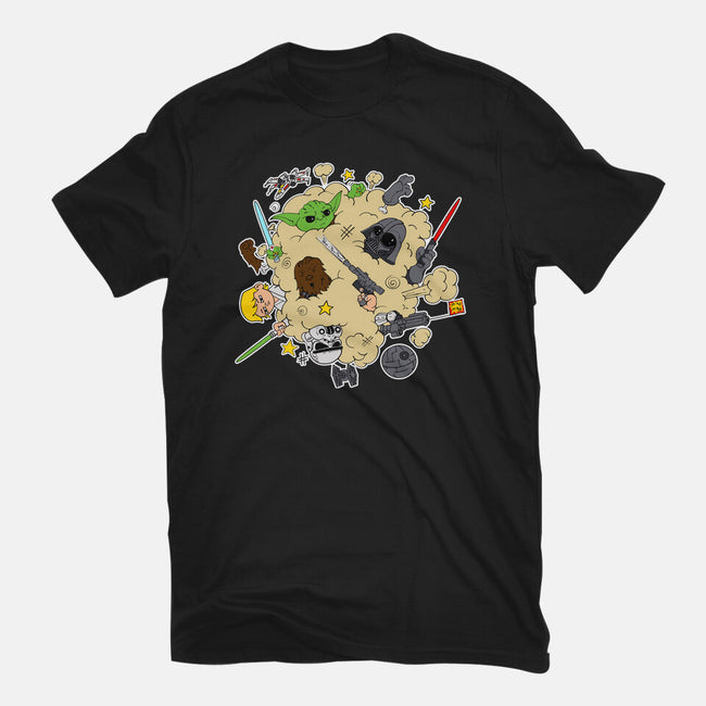Star Fight-Womens-Fitted-Tee-sebasebi