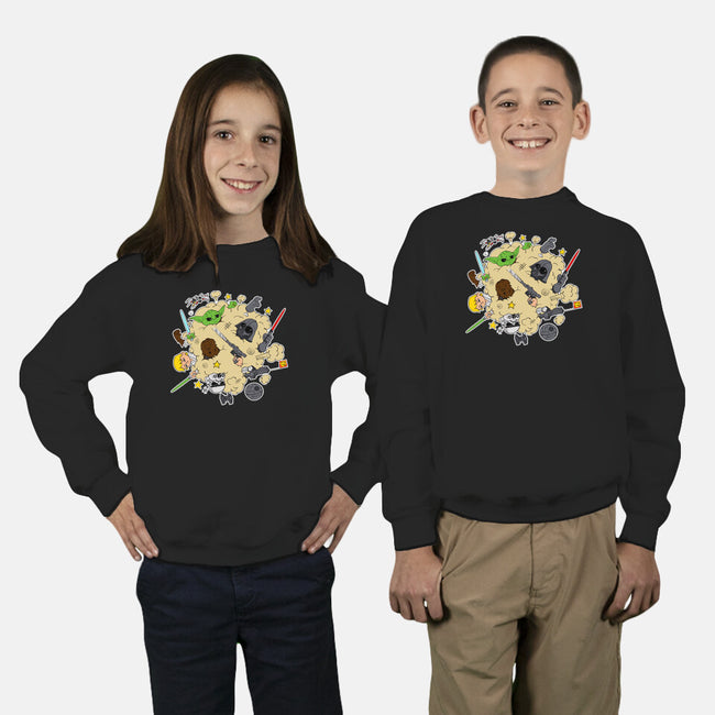 Star Fight-Youth-Crew Neck-Sweatshirt-sebasebi