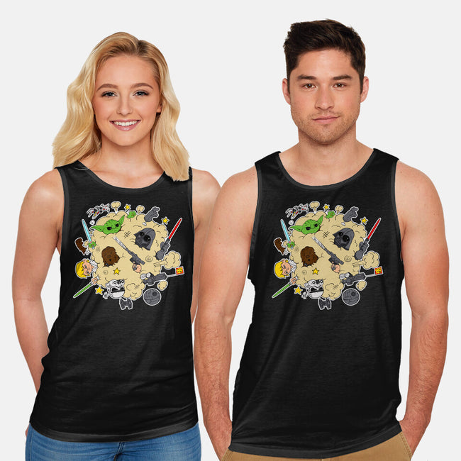 Star Fight-Unisex-Basic-Tank-sebasebi