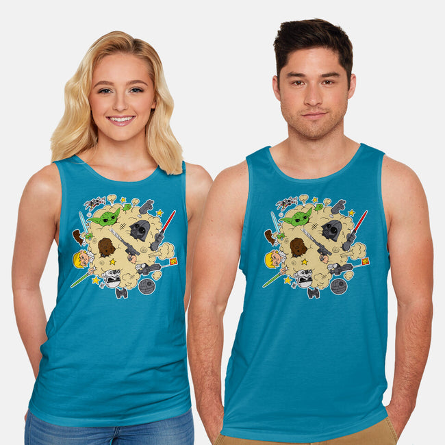 Star Fight-Unisex-Basic-Tank-sebasebi