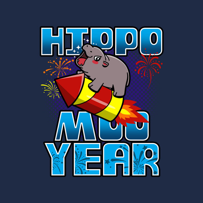 Hippo Moo Year-Unisex-Pullover-Sweatshirt-Boggs Nicolas