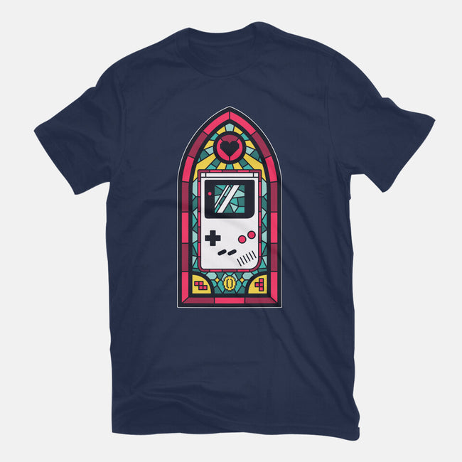 8Bits Stained Glass-Womens-Basic-Tee-paulagarcia