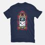 8Bits Stained Glass-Womens-Fitted-Tee-paulagarcia