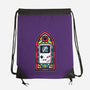 8Bits Stained Glass-None-Drawstring-Bag-paulagarcia