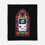 8Bits Stained Glass-None-Fleece-Blanket-paulagarcia