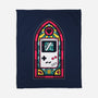 8Bits Stained Glass-None-Fleece-Blanket-paulagarcia