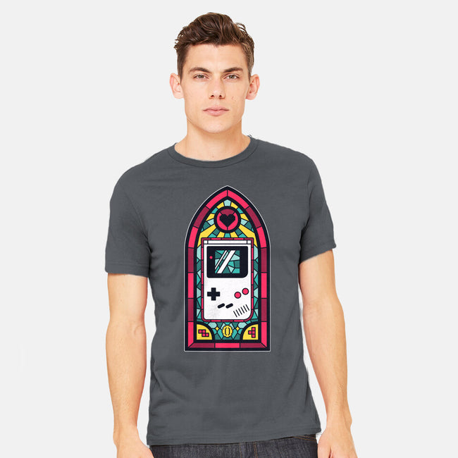 8Bits Stained Glass-Mens-Heavyweight-Tee-paulagarcia