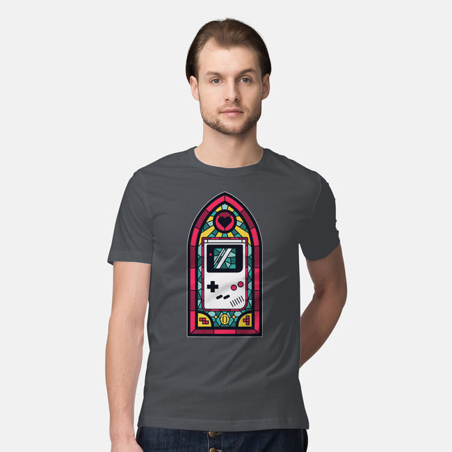 8Bits Stained Glass-Mens-Premium-Tee-paulagarcia