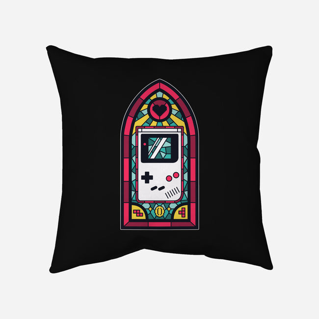 8Bits Stained Glass-None-Removable Cover w Insert-Throw Pillow-paulagarcia