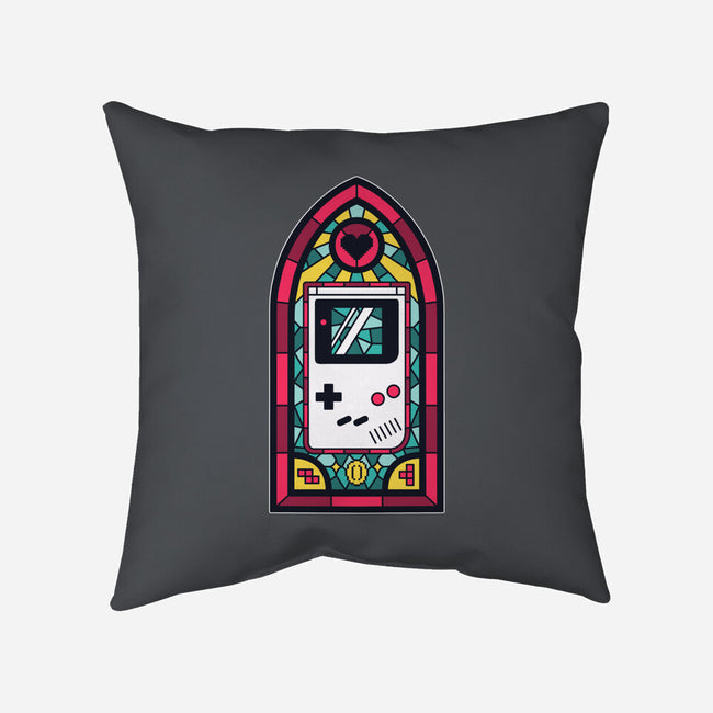 8Bits Stained Glass-None-Removable Cover w Insert-Throw Pillow-paulagarcia