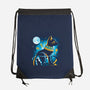 Bastet Goddess-None-Drawstring-Bag-Vallina84