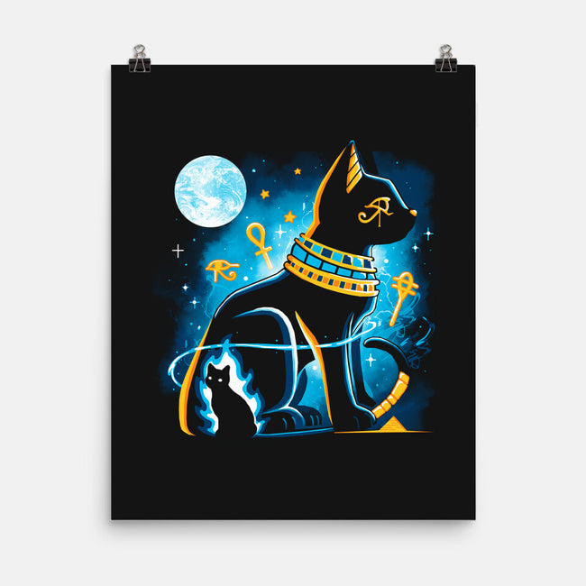 Bastet Goddess-None-Matte-Poster-Vallina84