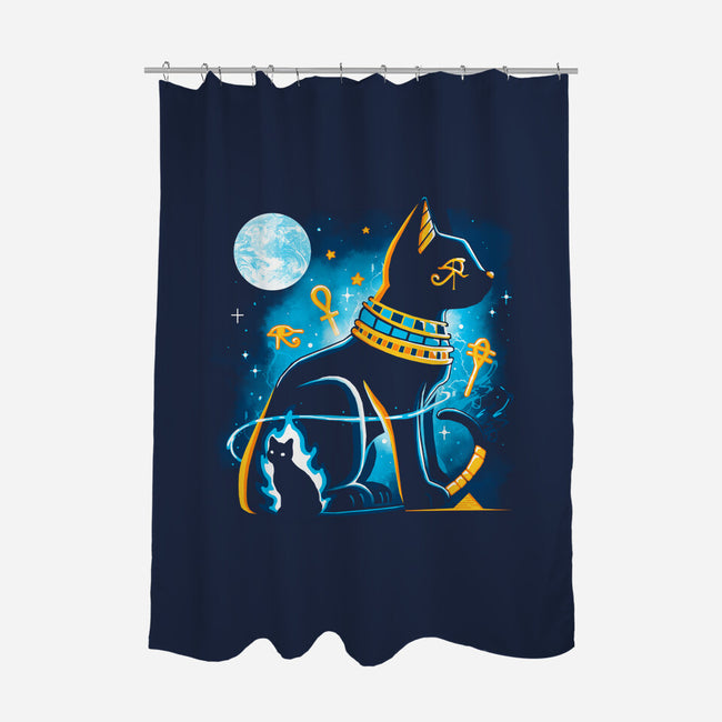 Bastet Goddess-None-Polyester-Shower Curtain-Vallina84