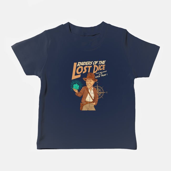 Raiders Of The Lost Dice-Baby-Basic-Tee-P1yu5h