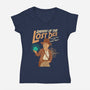 Raiders Of The Lost Dice-Womens-V-Neck-Tee-P1yu5h