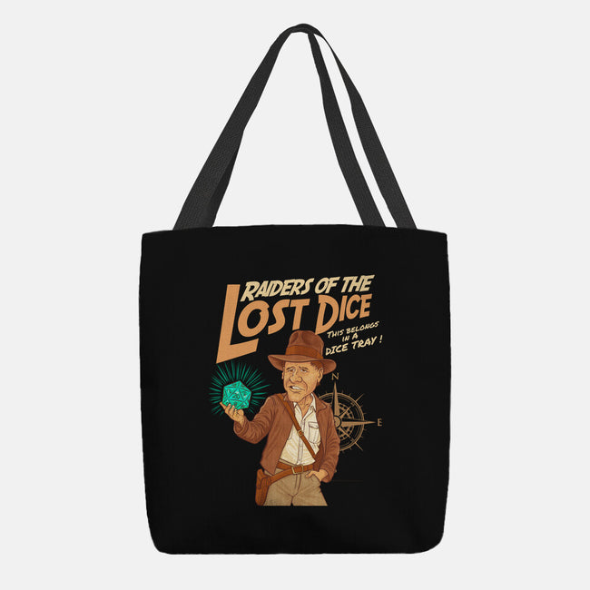 Raiders Of The Lost Dice-None-Basic Tote-Bag-P1yu5h