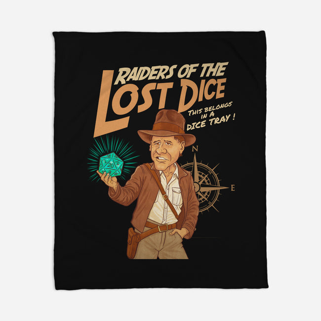 Raiders Of The Lost Dice-None-Fleece-Blanket-P1yu5h