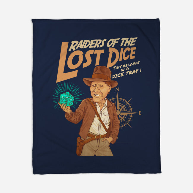 Raiders Of The Lost Dice-None-Fleece-Blanket-P1yu5h