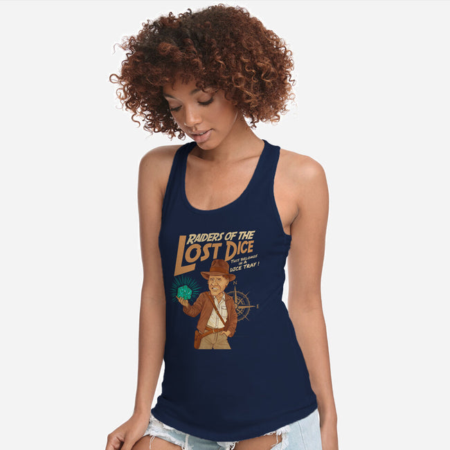 Raiders Of The Lost Dice-Womens-Racerback-Tank-P1yu5h