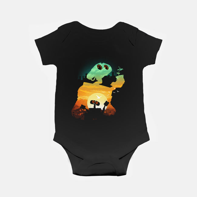 Wasteland Beautiful Sunset-Baby-Basic-Onesie-dandingeroz