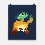 Wasteland Beautiful Sunset-None-Matte-Poster-dandingeroz