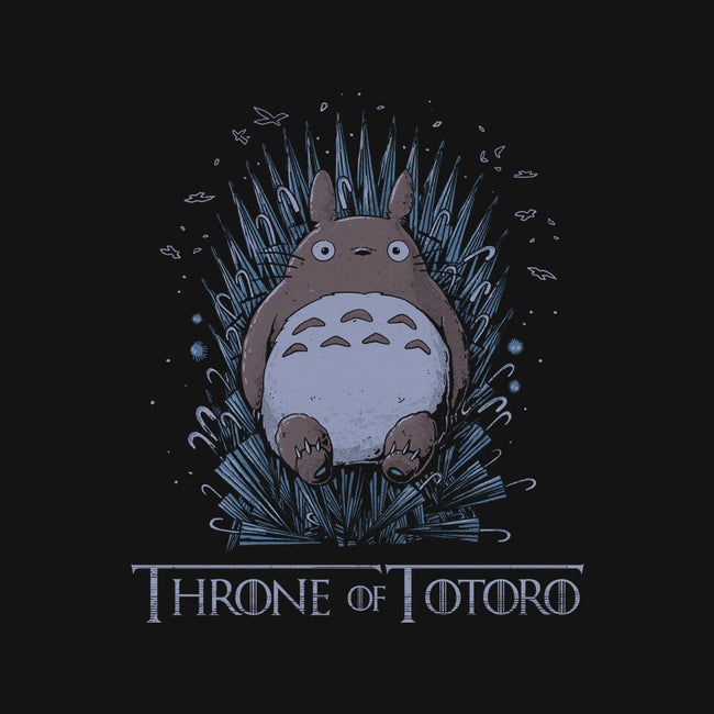 Totoro Throne-Womens-Off Shoulder-Tee-yumie