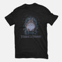 Totoro Throne-Womens-Fitted-Tee-yumie
