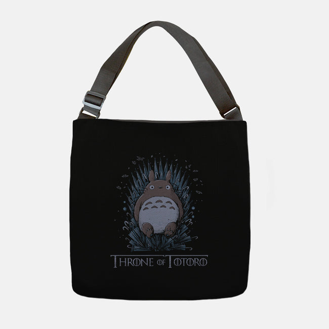 Totoro Throne-None-Adjustable Tote-Bag-yumie