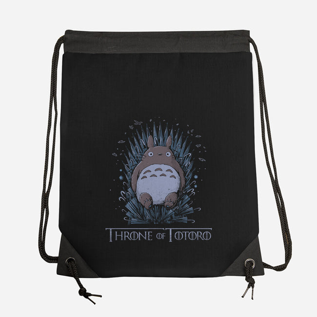 Totoro Throne-None-Drawstring-Bag-yumie