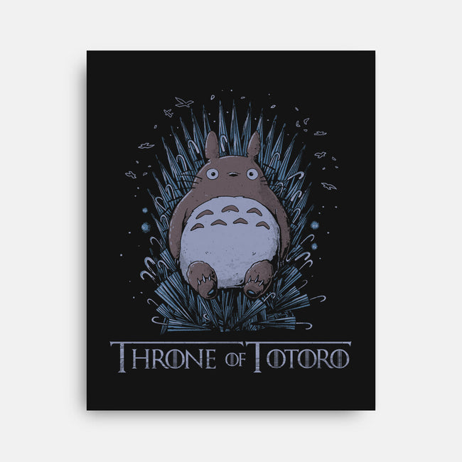 Totoro Throne-None-Stretched-Canvas-yumie