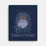 Totoro Throne-None-Stretched-Canvas-yumie