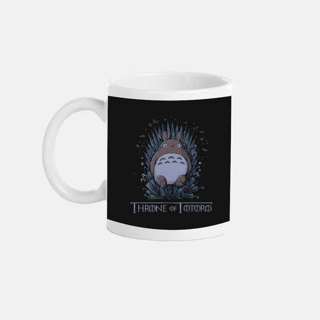 Totoro Throne-None-Mug-Drinkware-yumie