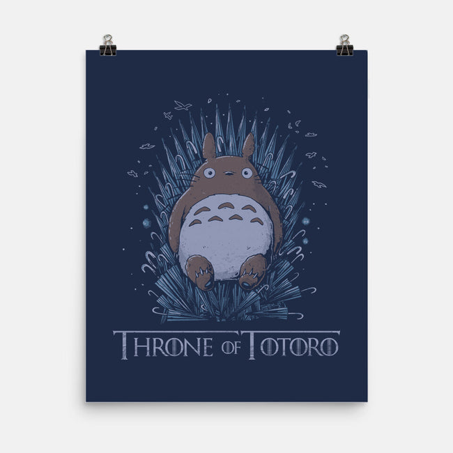 Totoro Throne-None-Matte-Poster-yumie