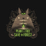 Totoro Plant-None-Matte-Poster-yumie