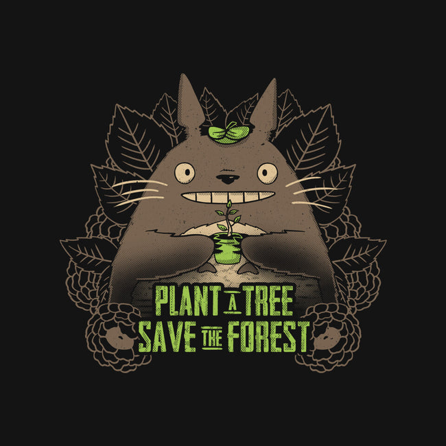 Totoro Plant-None-Drawstring-Bag-yumie