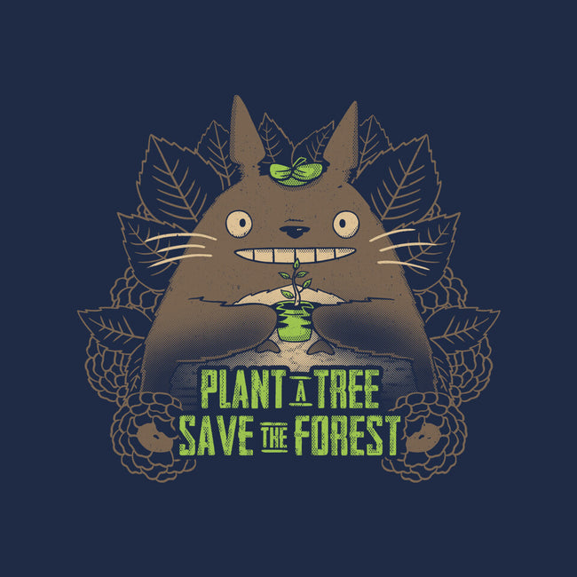 Totoro Plant-None-Drawstring-Bag-yumie
