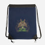 Totoro Plant-None-Drawstring-Bag-yumie