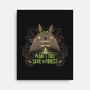 Totoro Plant-None-Stretched-Canvas-yumie