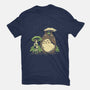 Chihiro And Totoro-Womens-Basic-Tee-yumie