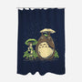 Chihiro And Totoro-None-Polyester-Shower Curtain-yumie