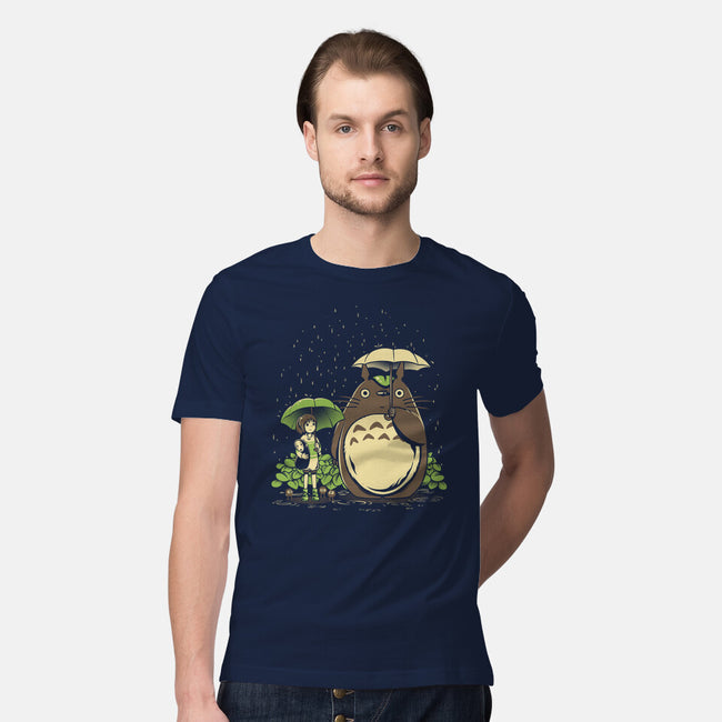 Chihiro And Totoro-Mens-Premium-Tee-yumie