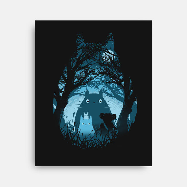 Totoro Magic-None-Stretched-Canvas-yumie