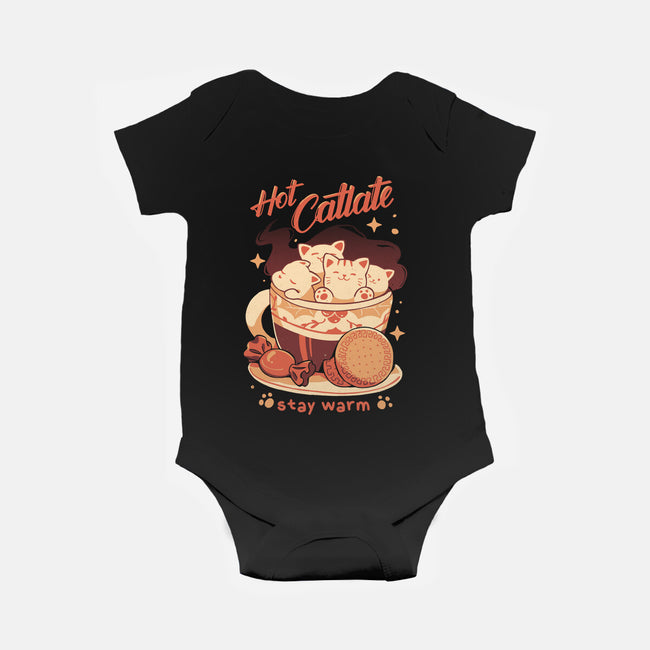 Hot Catlate-Baby-Basic-Onesie-yumie