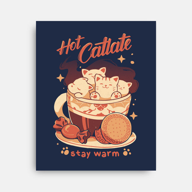 Hot Catlate-None-Stretched-Canvas-yumie