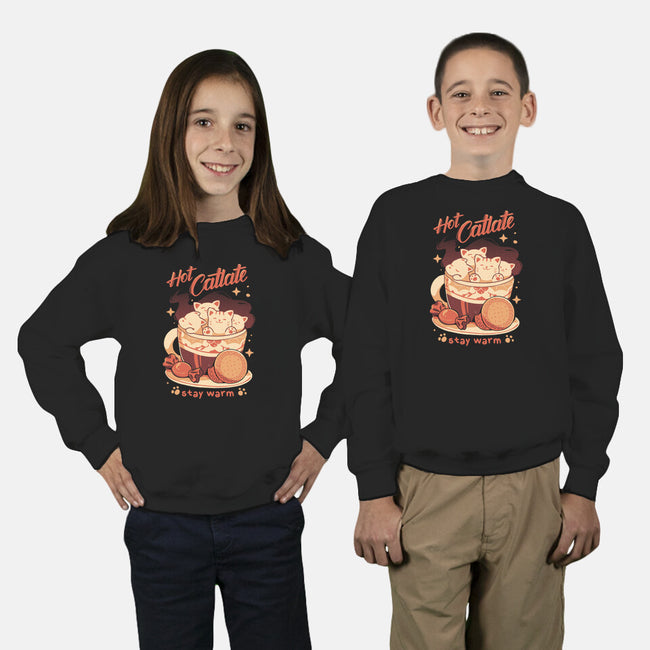 Hot Catlate-Youth-Crew Neck-Sweatshirt-yumie