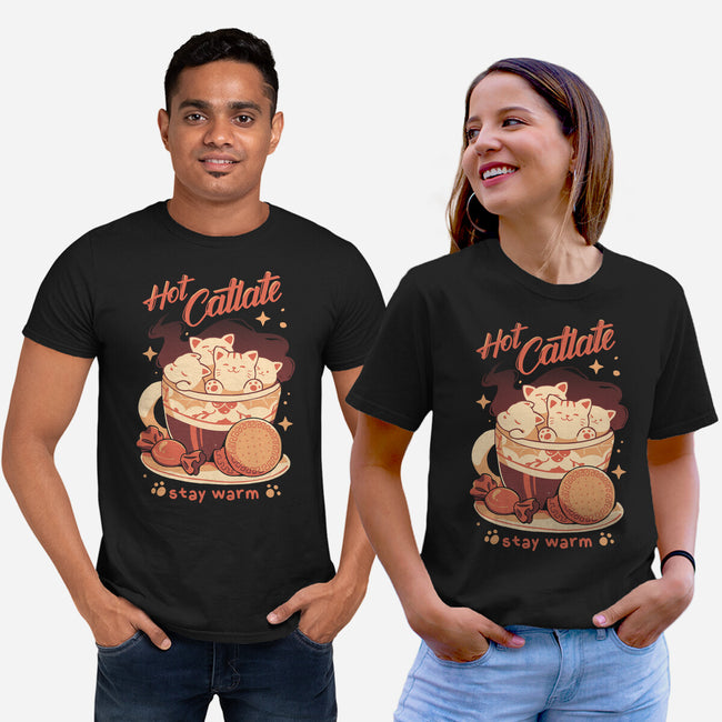 Hot Catlate-Unisex-Basic-Tee-yumie