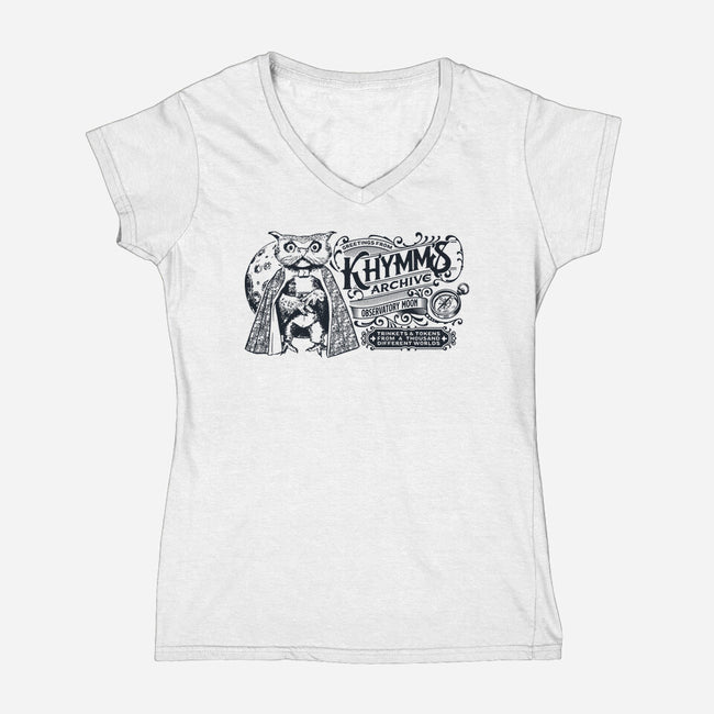 Kh'ymm's Archive-Womens-V-Neck-Tee-Wheels