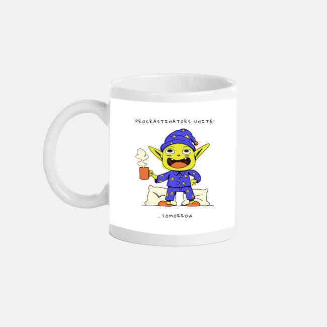 Procrastinators Unite-None-Mug-Drinkware-FunkVampire