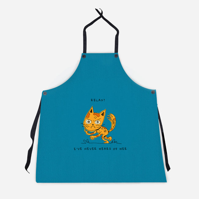 Never Heard Of Her-Unisex-Kitchen-Apron-FunkVampire