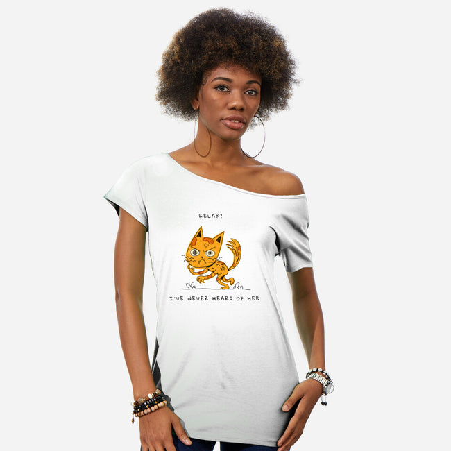 Never Heard Of Her-Womens-Off Shoulder-Tee-FunkVampire